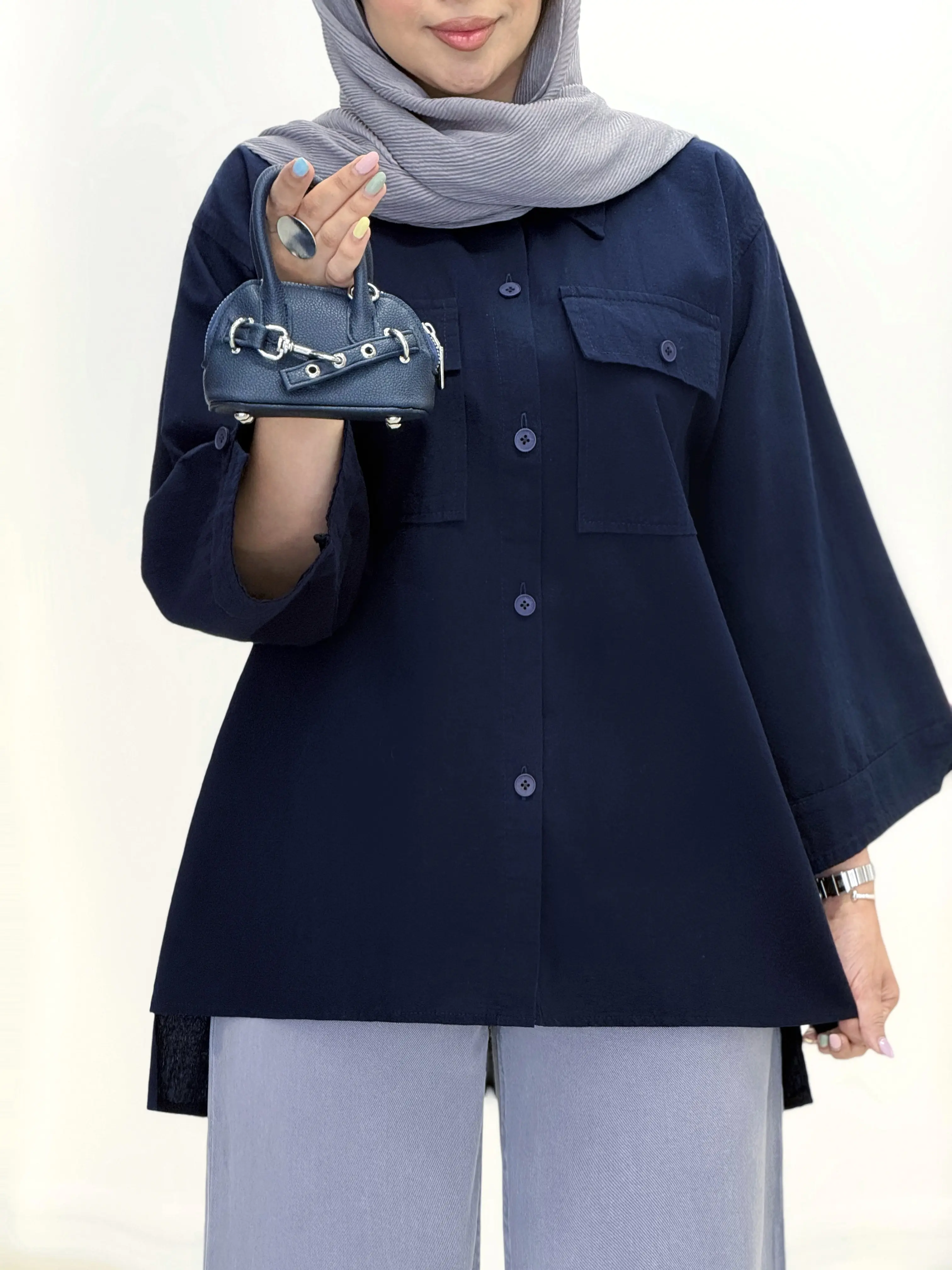 7045-شومیز لینن ساینا